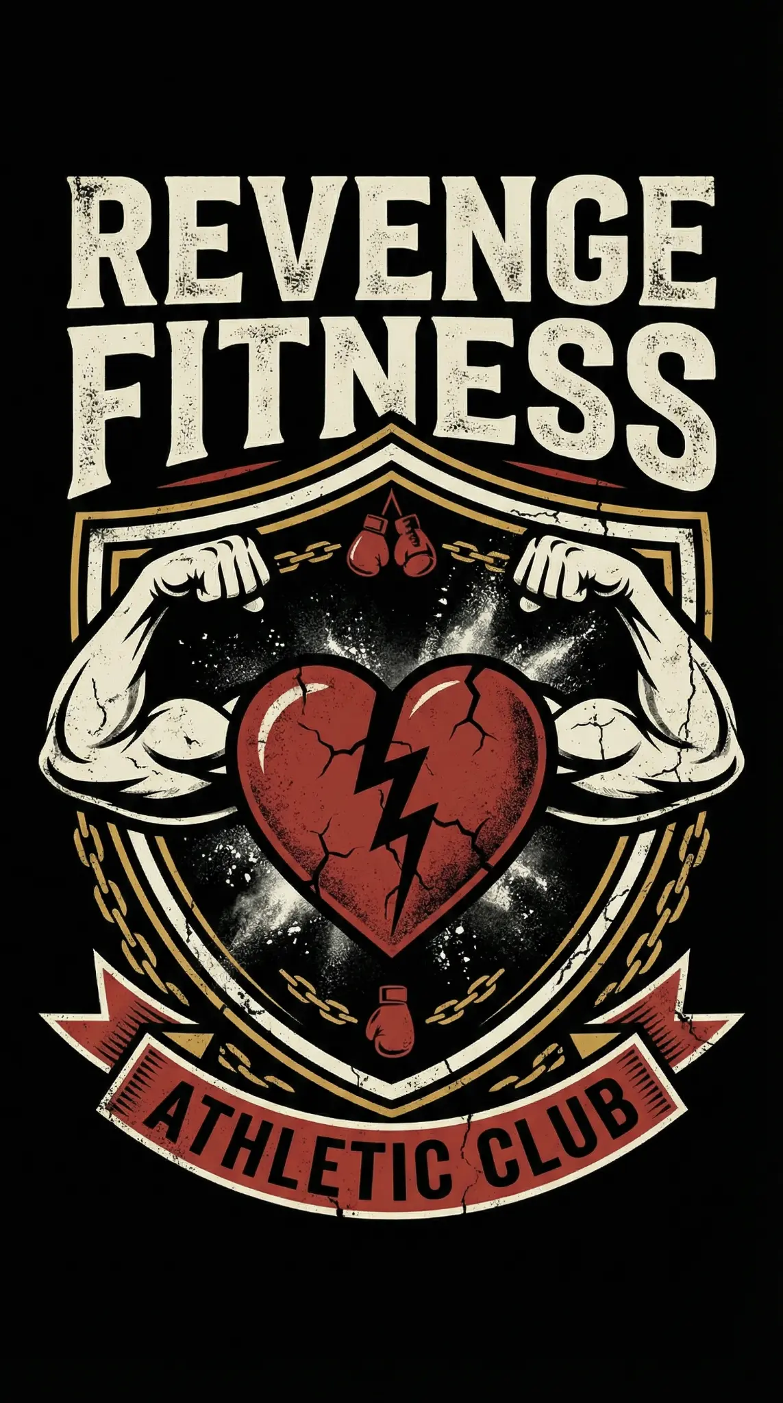 Revenge Fitness Heart Graphic
